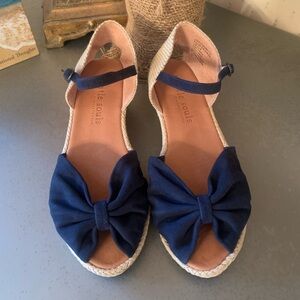 Gentle Souls by Kenneth Cole, NEW NEVER WORN, espadrille 1.5 inch wedge sandals